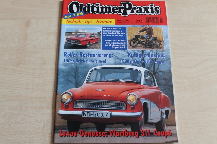 Deckblatt Oldtimer Praxis (05/1996)